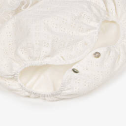 Phi Clothing-Baby Girls Ivory Broderie Anglaise Shortie | Childrensalon
