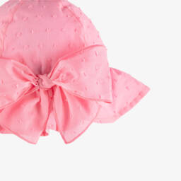 Phi Clothing-Baby Girls Pink Plumeti Shortie Set | Childrensalon