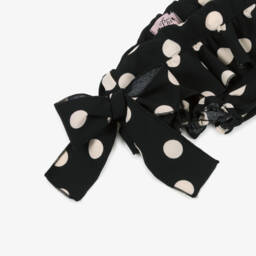 Phi Clothing-Girls Black Polka Dot Bloomers | Childrensalon