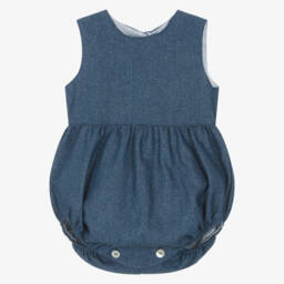 Phi Clothing-Girls Blue Denim Shortie | Childrensalon