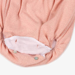 Phi Clothing-Girls Sparkly Pink Ruffle Shortie with Black Bows | Childrensalon