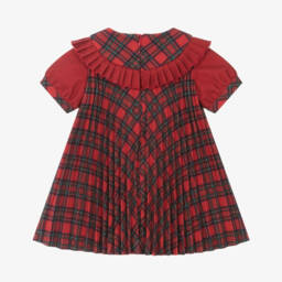 Piccola Speranza-Платье красное в тартановую клетку | Childrensalon