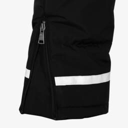 Pilguni-Black Padded Hooded Snowsuit  | Childrensalon