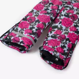 Pilguni-Girls Pink Floral Snowsuit | Childrensalon
