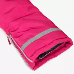 Pilguni-Girls Pink Ski Salopettes | Childrensalon