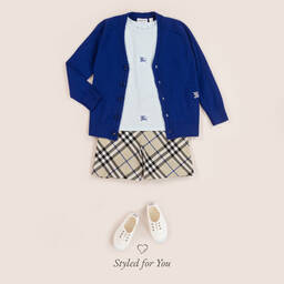 Pisamonas-حذاء رياضي سهل الإنتعال كانفاس لون أبيض | Childrensalon