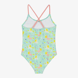 Playshoes-مايّو بطبعة يونيكورن لون أخضر (+UPF50 ) | Childrensalon