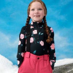 Playshoes-Girls Pink Ski Trousers | Childrensalon