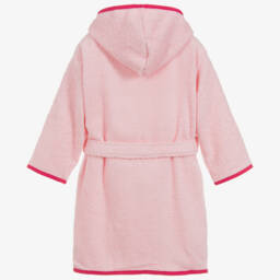 Playshoes-Girls Pink Towelling Bathrobe | Childrensalon