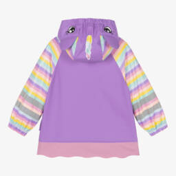Playshoes-Girls Purple Unicorn Raincoat | Childrensalon