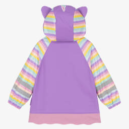 Playshoes-Girls Purple Unicorn Raincoat | Childrensalon