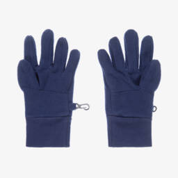 Playshoes-Navy Blue Fleece Gloves | Childrensalon