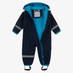 Playshoes-Navy Fleece-Lined Rain Suit | Childrensalon