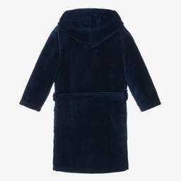 Playshoes-Personalised Blue Fleece Dressing Gown | Childrensalon