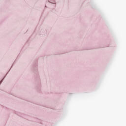 Playshoes-Pink Fleece Dressing Gown | Childrensalon