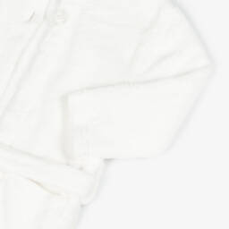 Playshoes-White Fleece Dressing Gown | Childrensalon