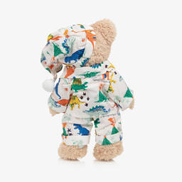 Powell Craft-Beige Dino Pyjama Teddy Bear Soft Toy (30cm) | Childrensalon