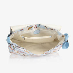 Powell Craft-Blue Aeroplane Baby Changing Bag (36cm) | Childrensalon
