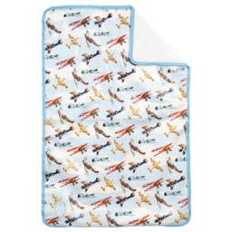 Powell Craft-Blue Aeroplane Baby Changing Bag (36cm) | Childrensalon