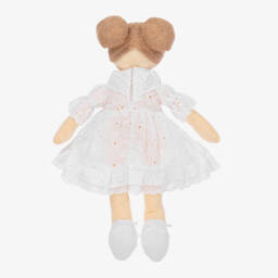 Powell Craft-Girls Cotton Dress Rag Doll (38cm) | Childrensalon