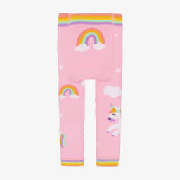 Powell Craft-Girls Pink Cotton Leggings | Childrensalon