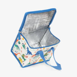 Powell Craft-Ivory Dinosaur Print Lunch Bag (20cm) | Childrensalon