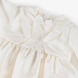 Pretty Originals-Baby Boys Ivory Ceremony Gown & Bonnet Set | Childrensalon