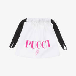 PUCCI-Baby Girls Pink & Purple Orchidee Print Bow Headband | Childrensalon