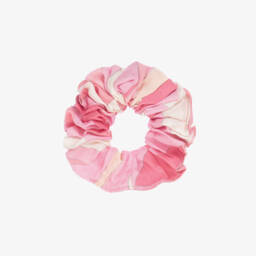 PUCCI-Girls Pink Iride Print Scrunchie | Childrensalon