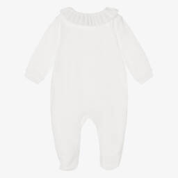 Pureté Du... Bébé-أفرول بيبي غرو بياقة قطن لون عاجي | Childrensalon