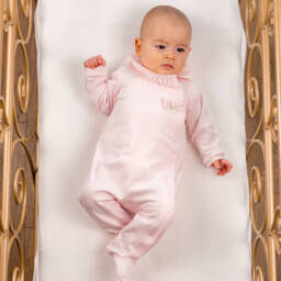 Pureté Du... Bébé-أفرول بيبي غرو بياقة قطن لون زهري  | Childrensalon