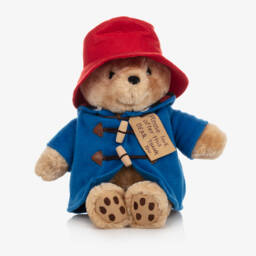 Rainbow Designs-Beige & Blue Paddington Bear Soft Toy (28cm) | Childrensalon