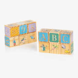 Rainbow Designs-Peter Rabbit ABC Wooden Blocks (16cm) | Childrensalon