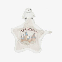 Rainbow Designs-White Plush Hedwig Comforter (25cm) | Childrensalon