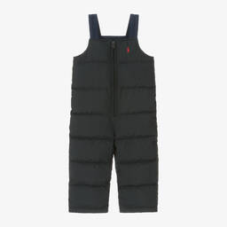 Ralph Lauren-Baby Boys Blue & Black Snowsuit | Childrensalon