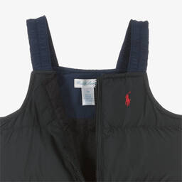 Ralph Lauren-Baby Boys Blue & Black Snowsuit | Childrensalon