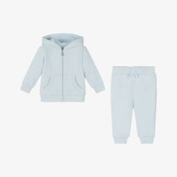 Ralph Lauren-طقم رياضي قطن لون أزرق للمواليد | Childrensalon