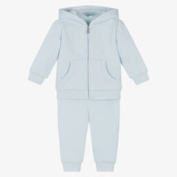 Ralph Lauren-طقم رياضي قطن لون أزرق للمواليد | Childrensalon