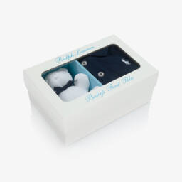 Ralph Lauren-Baby Boys Blue Polo Shirt | Childrensalon