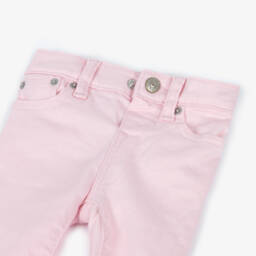 Ralph Lauren-Baby Girls Pink Denim Jeans | Childrensalon