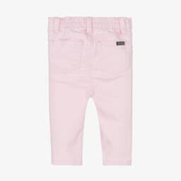 Ralph Lauren-Baby Girls Pink Denim Jeans | Childrensalon