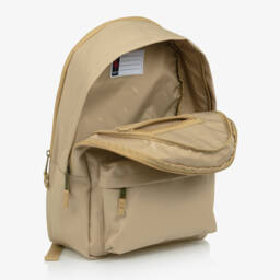 Ralph Lauren-Beige Canvas Pony Logo Backpack (45cm) | Childrensalon