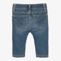 Ralph Lauren-Blue Denim Slim-Fit Baby Jeans | Childrensalon
