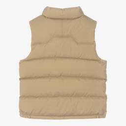 Ralph Lauren-Boys Beige Down Padded Puffer Gilet | Childrensalon