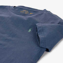 Ralph Lauren-تيشيرت قطن لون أزرق للأولاد | Childrensalon