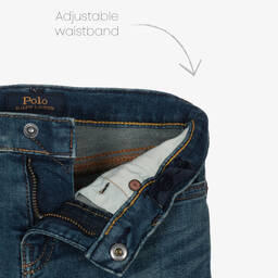 Ralph Lauren-Boys Blue Denim Skinny Jeans | Childrensalon