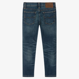 Ralph Lauren-Boys Blue Denim Skinny Jeans | Childrensalon