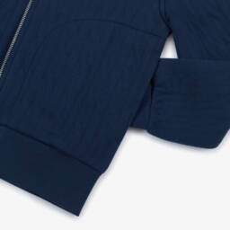 Ralph Lauren-Топ на молнии синий стеганый из хлопкового трикотажа для мальчиков | Childrensalon