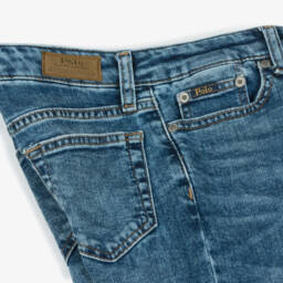 Ralph Lauren-جينز دنيم لون أزرق للبنات | Childrensalon