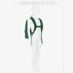 Ralph Lauren-Green Canvas Pony Logo Backpack (45cm) | Childrensalon